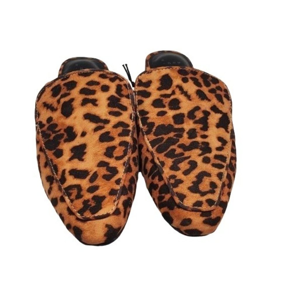 A New Day Women's Leopard Shoes Leopard Slip On Slides - Picture 2 of 5